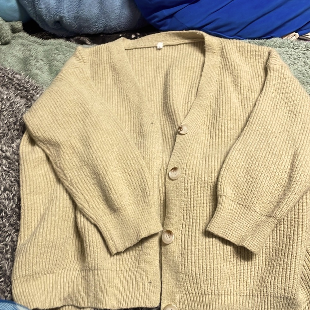 Tan Cardigan